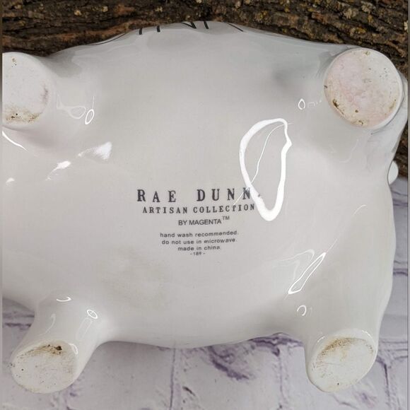 Rae Dunn OINK Ceramic Pig Cookie Jar Canister - Picture 8 of 8
